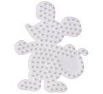 Hama Plaque pour perles midi 'Souris', blanc