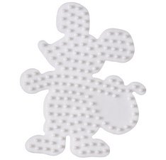 Hama Plaque pour perles midi 'Souris', blanc