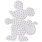 Hama Plaque pour perles midi 'Souris', blanc