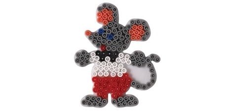 Hama Plaque pour perles midi 'Pégase/licorne', blanc