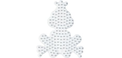 Hama Plaque pour perles midi 'Petit chien', blanc