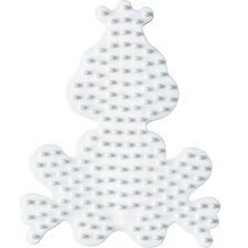 Hama Plaque pour perles 'petite fleur', blanc