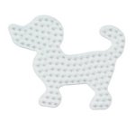 Hama Plaque pour perles midi 'Hexagone', multiple, blanc
