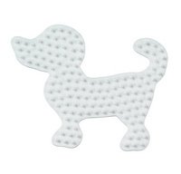 Hama Plaque pour perles midi 'Hexagone', multiple, blanc