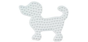 Hama Plaque pour perles midi 'Hexagone', multiple, blanc