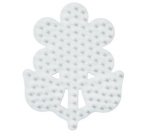 Hama Plaque pour perles midi 'Sapin de Noël', blanc