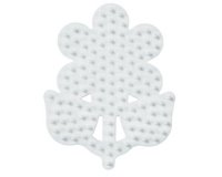 Hama Plaque pour perles midi 'Sapin de Noël', blanc