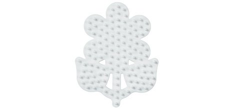 Hama Plaque pour perles midi 'Sapin de Noël', blanc