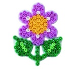 Hama Plaque pour perles midi 'Sirène', blanc