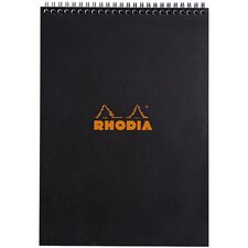 Rhodia classic notepad a5, lined - black