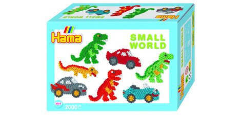 Hama Perles à repasser midi 'Small World Auto', coffret