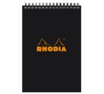 Bloc reliure intégrale Rhodia Classic 14,8x21 cm 80 feuillets dot microperforé 80g - Noir