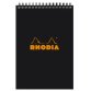 Spiral notebook No. 16, A5 size, dotted dot, black