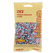 Hama Perles à repasser midi 'perles à rayures Mix 91',