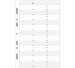 Recharge Exatime 21 - Semainier millésimé - Janvier à Décembre 2026