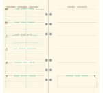 Recharge Exatime 17 Pocket - Semainier Janvier à Décembre 2026