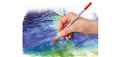 Crayon aquarellable karat aquarelle, étui de 12