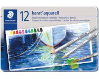 Crayon aquarellable karat aquarelle, étui de 24