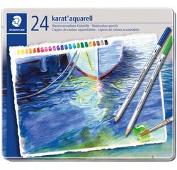 Waterverfpotlood Karat aquarel, doos van 36