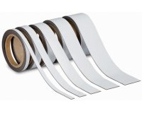 Ruban magnétique, 50 mm x 10 m, épaisseur: 1 mm, blanc