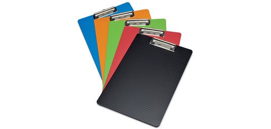 Porte-bloc à pince flexx, A4, en PP