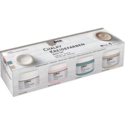 Peinture craie Chalky, set de base 4 x 150 ml