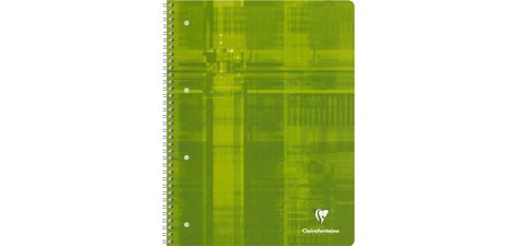 Cahier spiralé, A4, ligné avec marge,