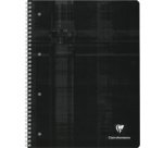 Cahier reliure intégrale A4+ 160 pages détachables perforées 4 trous petits carreaux + marge pleine à droite - Rouge