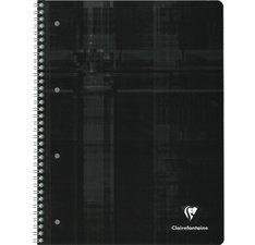 Cahier spiralé, A4, quadrillé avec marge,