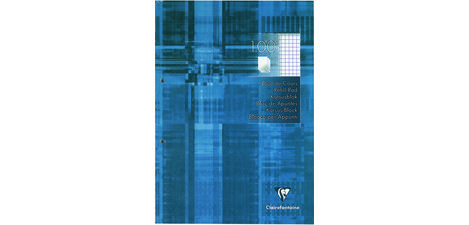 Bloc de cours, A4, quadrillé 5x5, 200 pages