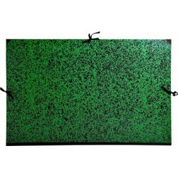 Tekenmap 500 x 720 mm groen karton