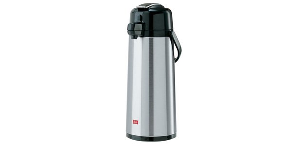 Melitta Verseuse isotherme à pompe, 2,2 litres, argent /noir