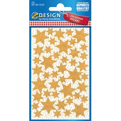 ZDesign stickers Christmas 'stars' gold