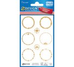 ZDesign Sticker pour cadeau de Noel 'oval'