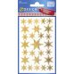 Kerststickers ZDesign 'ster' goud