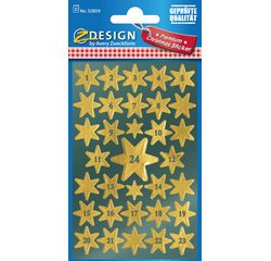 ZDesign Stickers calendrier de l'Avent