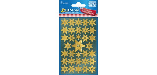 ZDesign Stickers calendrier de l'Avent