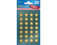 ZDesign stickers kerst 'sterren' goud