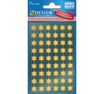 ZDesign Stickers de Noël 'étoiles', or
