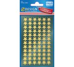 ZDesign Stickers de Noël 'étoiles', or