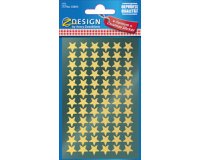 ZDesign stickers Christmas 'stars' gold