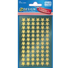 ZDesign stickers Christmas 'stars' gold