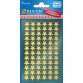 ZDesign stickers Christmas 'stars' gold