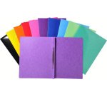 Chemise à lamelle carte lustrée pelliculée 355gm2 Iderama - A4