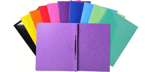 Chemise à lamelle Iderama, A4, carton