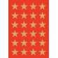 Stickers kerst DECOR 'sterren' 15 mm goud
