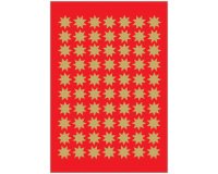 Autocollants de Noël DECOR 'étoiles', 10 mm, or