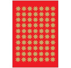 Autocollants de Noël DECOR 'étoiles', 10 mm, or