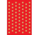 Autocollants de Noël DECOR 'étoiles', 8 mm, or