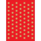 Autocollants de Noël DECOR 'étoiles', 8 mm, or